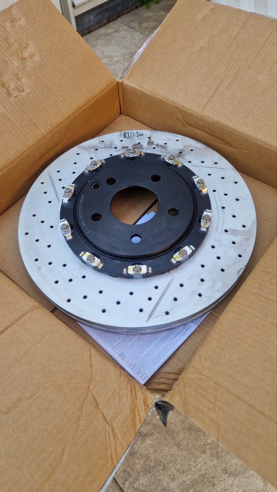 2 delige Mercedes Benz Brembo remschijf 340 mm x 30mm. Slk, Auto-onderdelen, Ophalen of Verzenden, Nieuw