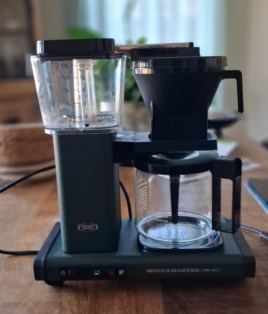 Koffiezetapparaat moccamaster, Witgoed en Apparatuur, Koffiezetapparaten, Ophalen, Gebruikt, Koffiemachine, Gemalen koffie