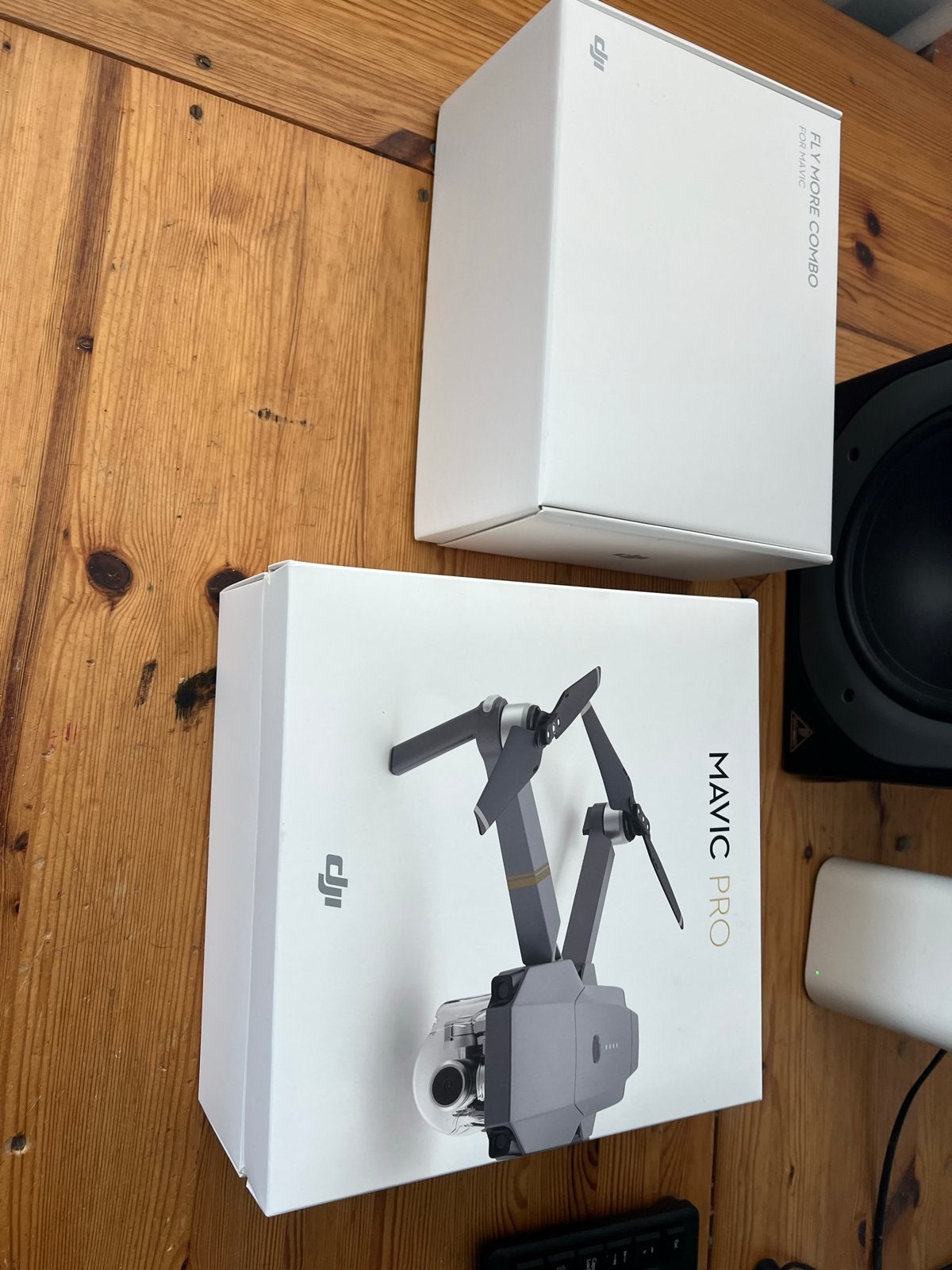 GRATIS lege doos DJI Mavic Pro en Fly More Combo, Ophalen, Gebruikt, DJI