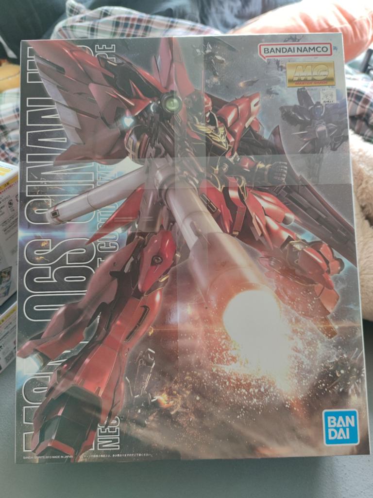 Gunpla Sinanju Master Grade MG - Nieuw in doos, Ophalen of Verzenden, Nieuw, 1:35 tot 1:50, Figuur of Figuren