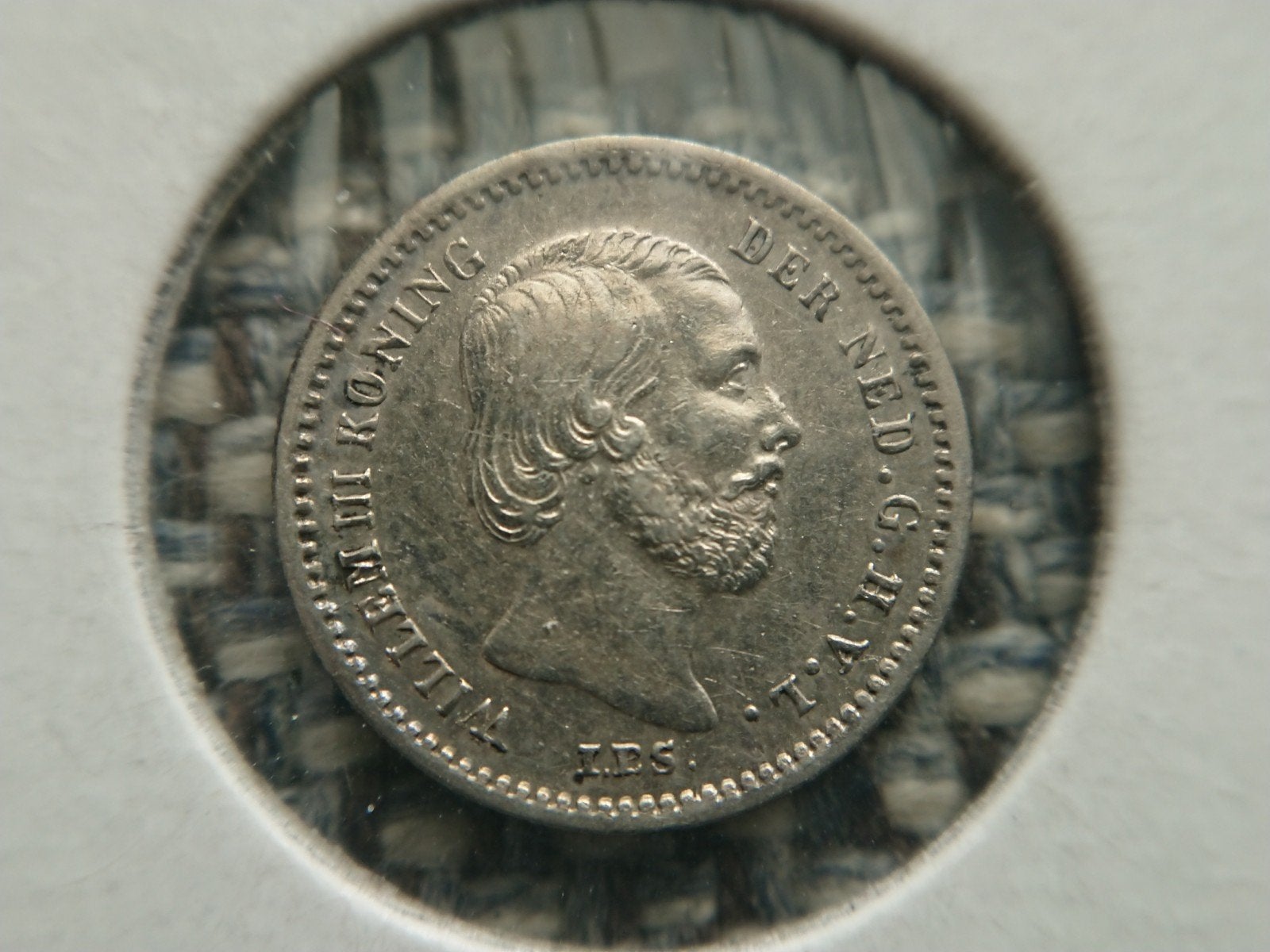 5 cent of stuiver 1868 Willem III hoge kwaliteit, Ophalen of Verzenden, Koning Willem III, 10 cent, Zilver