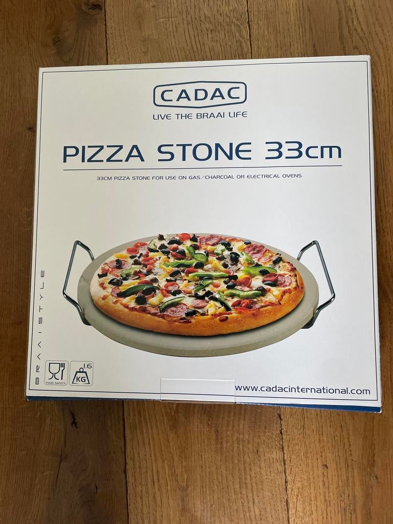 Cadac Pizzasteen 33cm - Perfect voor Skottelbraai, BBQ, Oven, Ophalen of Verzenden, Zo goed als nieuw