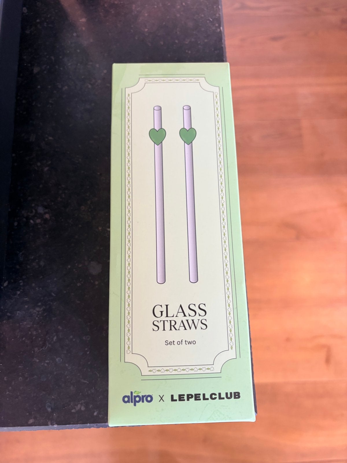 Alpro x Lepelclub Glazen Rietjes - Set van twee, Ophalen, Nieuw, Meerkleurig, Overige merken