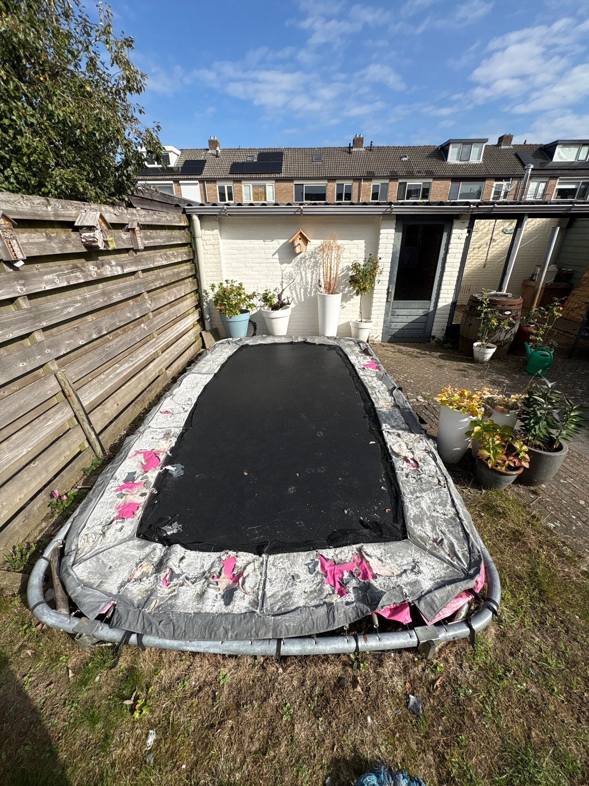Rechthoekige trampoline - Gebruikt