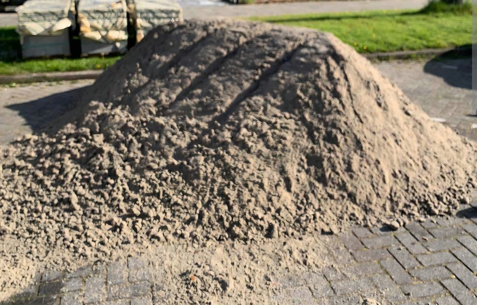ophoog zand, Ophalen, Hout
