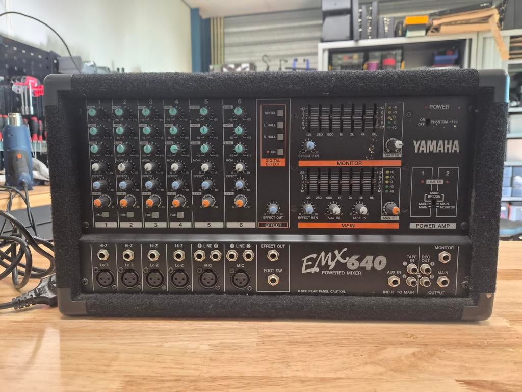 Yamaha EMX640 powered mixer, Ophalen