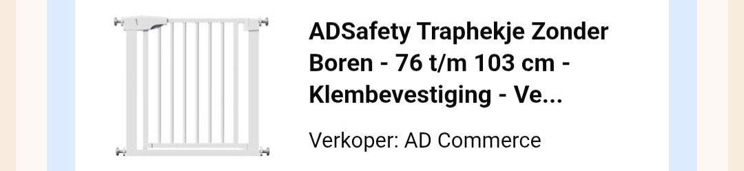 Gratis ophalen: traphekje zonder boren, Kinderen en Baby's, Traphekjes, Ophalen