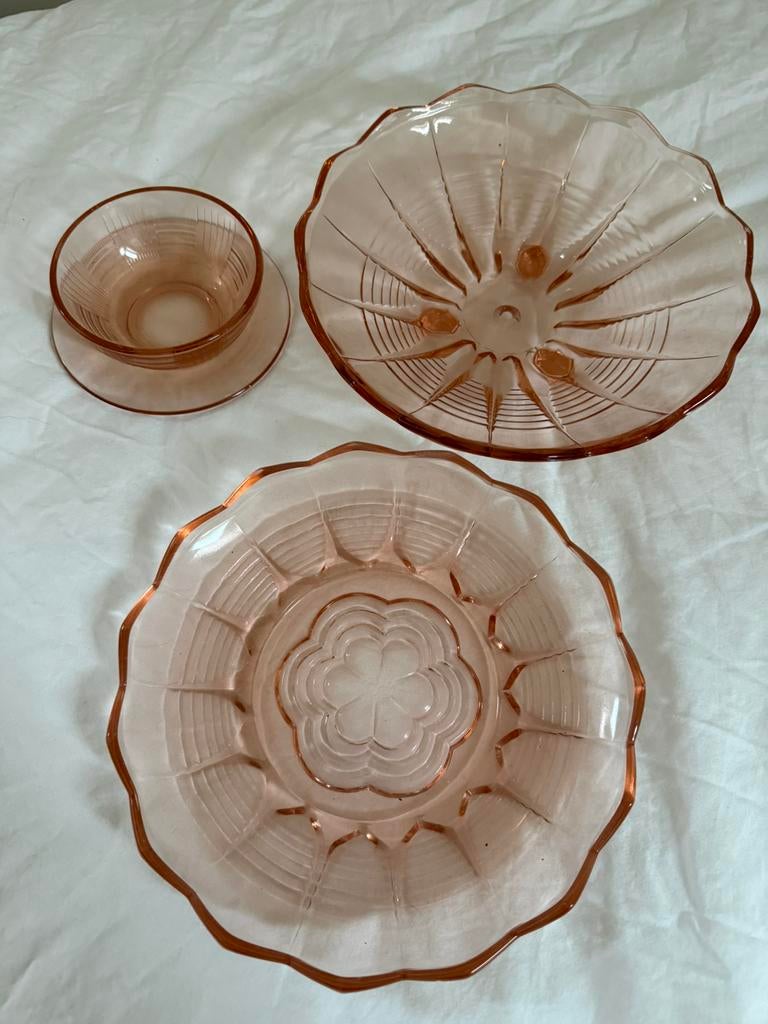 Roze persglas, Ophalen