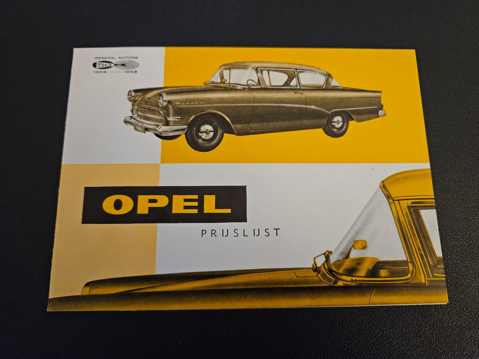 Prijslijst Opel 1958, Ophalen of Verzenden, Zo goed als nieuw, Opel