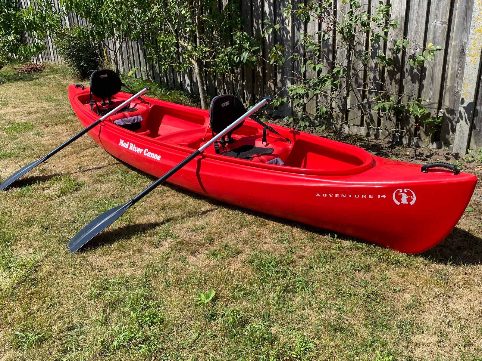 Canadese Kano - Mad River Canoe Adventure 14, Ophalen, Gebruikt, Canadese kano of Open kano, Met peddels