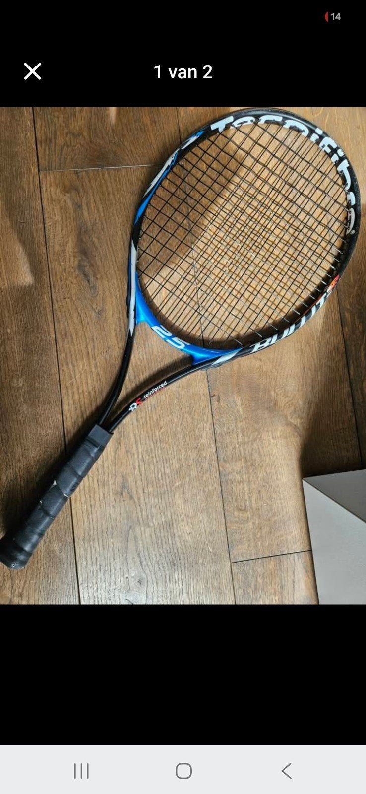 Tennisracket Tecnifibre - gebruikt in prima staat, Ophalen of Verzenden, Gebruikt, Racket, Overige merken