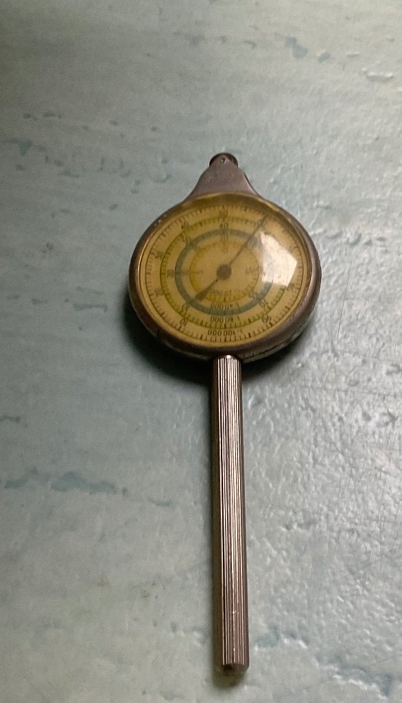 vintage kaartmeter curvimeter opisometer navigeren, Ophalen of Verzenden