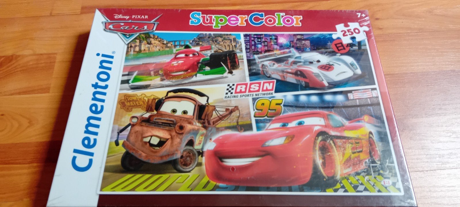 Disney Pixar Cars SuperColor Puzzel 250 Stukjes Nieuw, Ophalen of Verzenden, Minder dan 500 stukjes, Nieuw, Legpuzzel