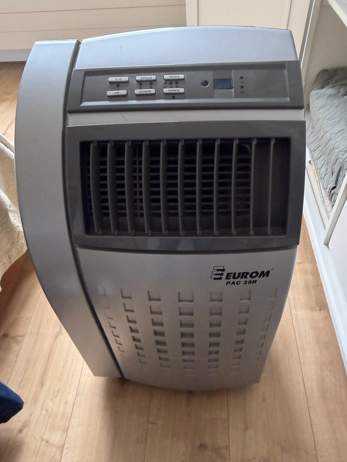 Eurom PAC 29R Mobiele airco - Koelen en Ventileren, Ophalen, Gebruikt, Minder dan 60 m³, 3 snelheden of meer