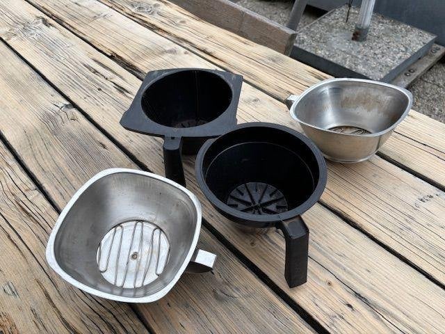 koffiefilterhouder kunststof en RVS filterpan Bravilor 4x, Huis en Inrichting, Keuken | Keukenbenodigdheden, Ophalen of Verzenden