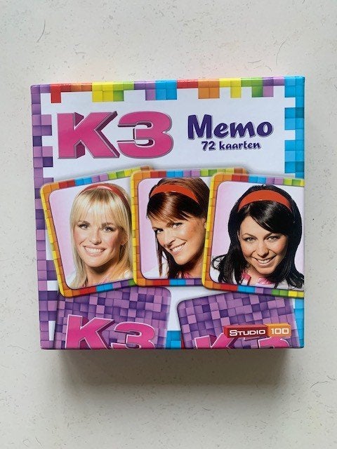 K3 memory spel- Studio 100, Drie of vier spelers, Verzenden, Nieuw, Studio 100