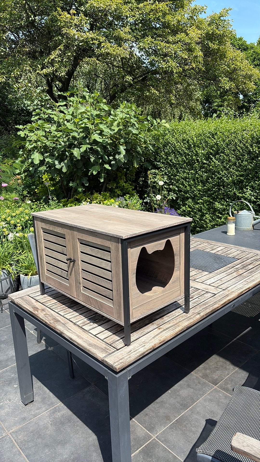Kattenbak kastje, Dieren en Toebehoren, Ophalen of Verzenden, Zo goed als nieuw