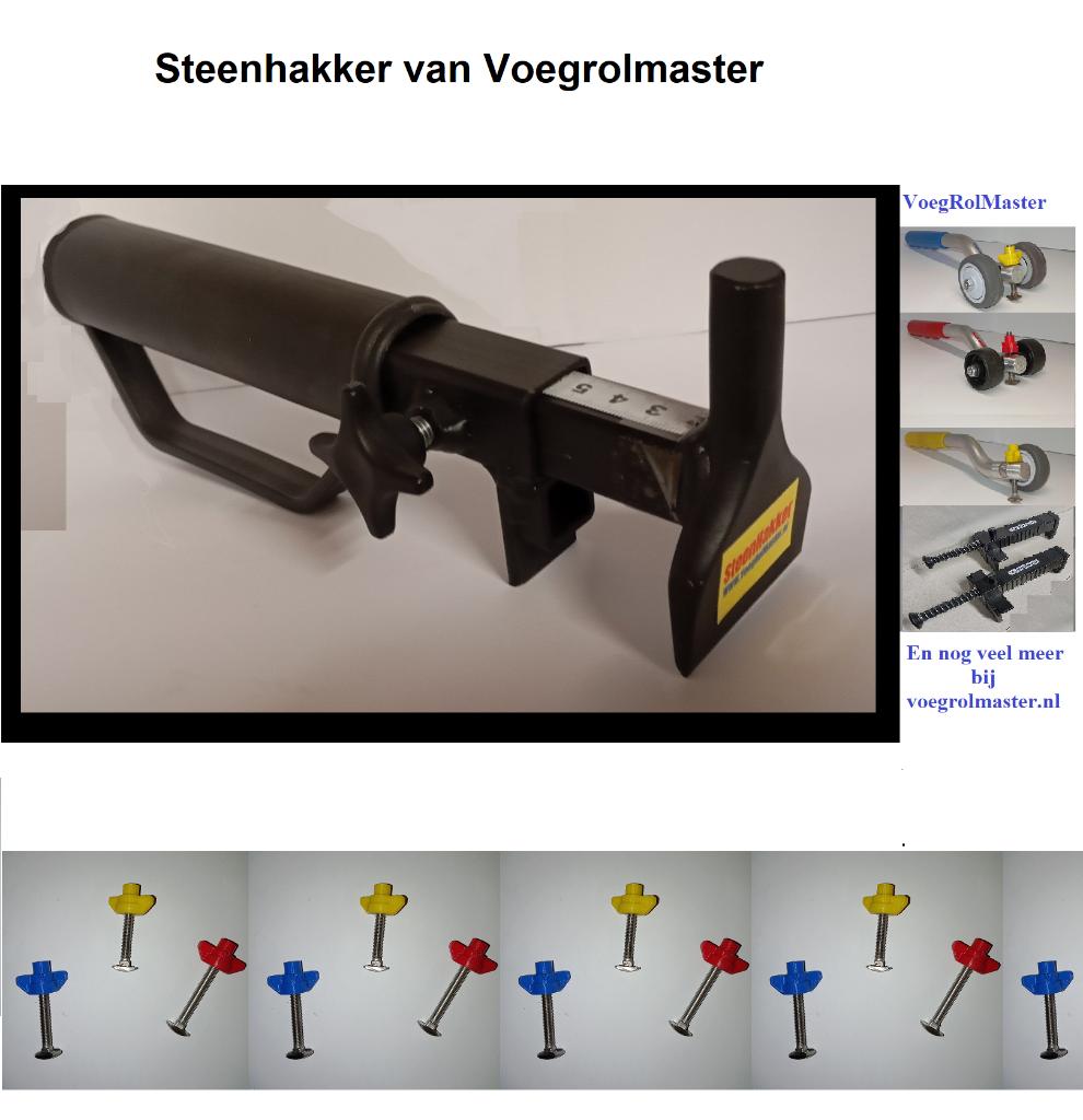 steenhakker steenkniper voegrolmaster hakker, Ophalen of Verzenden, Nieuw