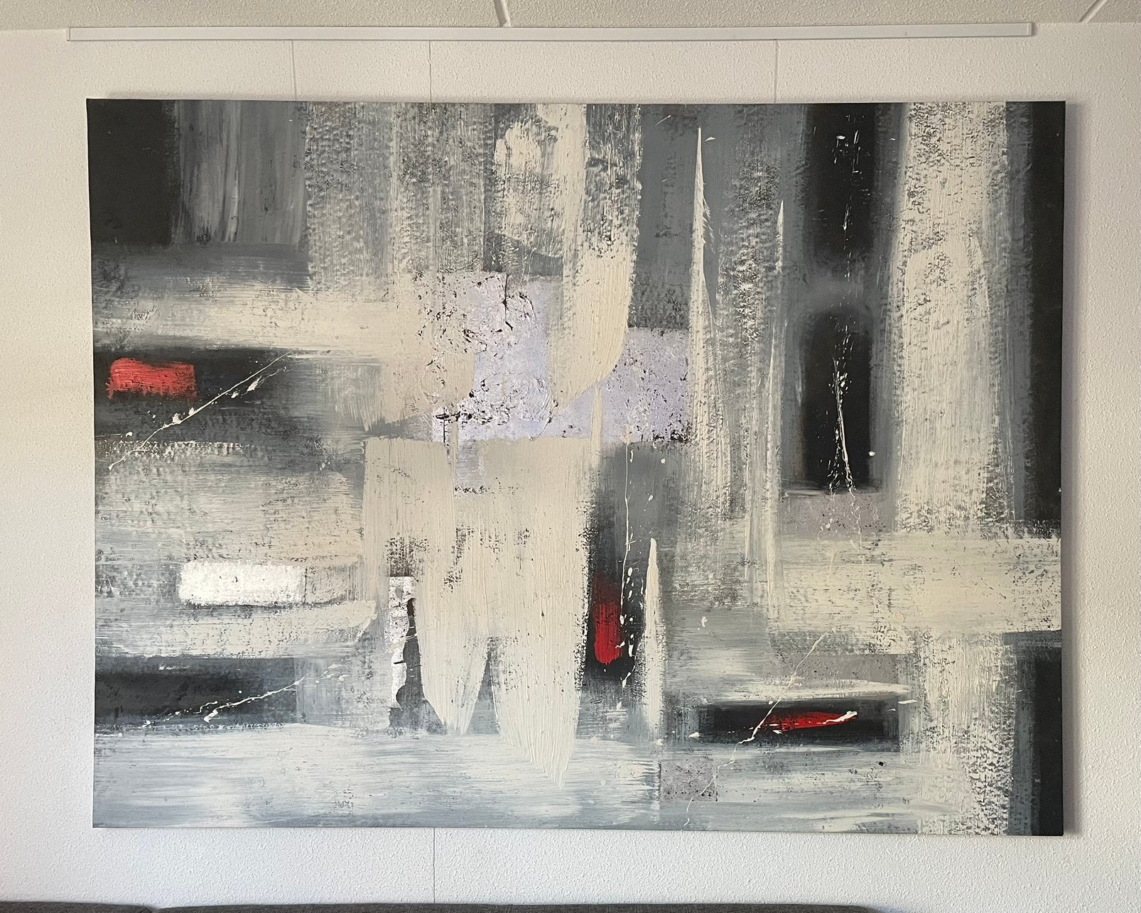 Schilderij groot, Ophalen, Zo goed als nieuw, 125 cm of meer, Schilderij