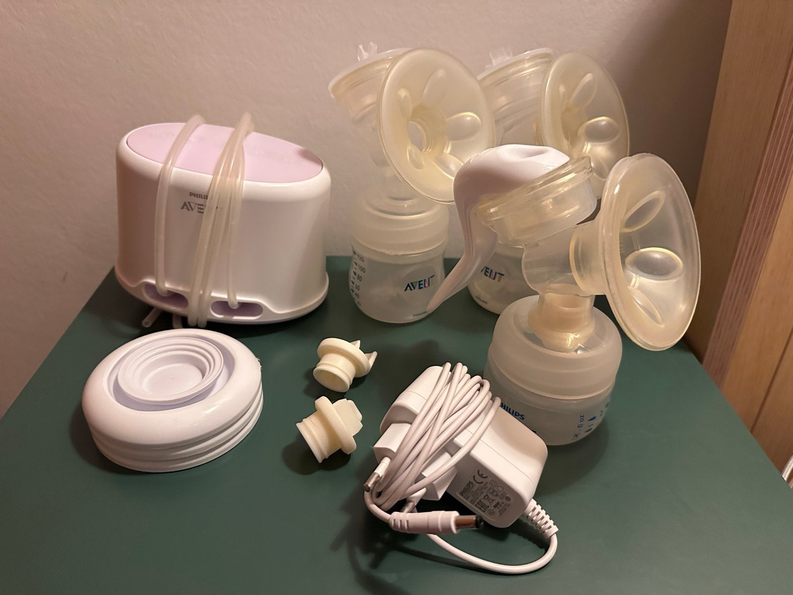 Philips Avent SCF334 Dubbele Elektrische Borstkolf, Ophalen of Verzenden, Gebruikt, Borstkolf
