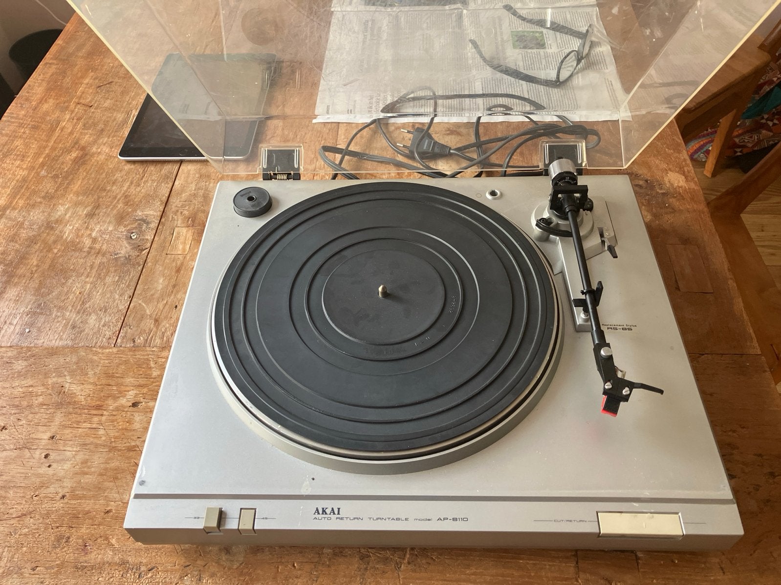 Akai AP-B110 Platenspeler - Vintage Audio, Ophalen, Gebruikt, Platenspeler, Akai