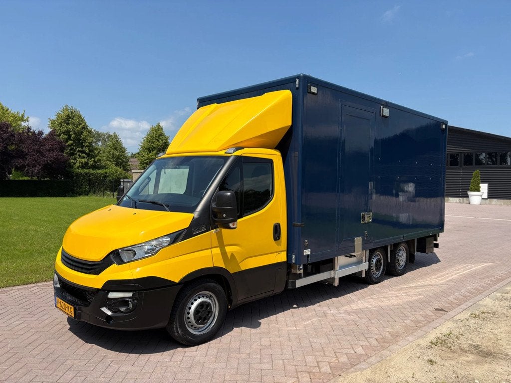 Iveco Daily 35C18 Clixtar 7 ton met laadklep 750 kg N1, Auto's, Automaat, Gebruikt, Euro 6, 4 cilinders