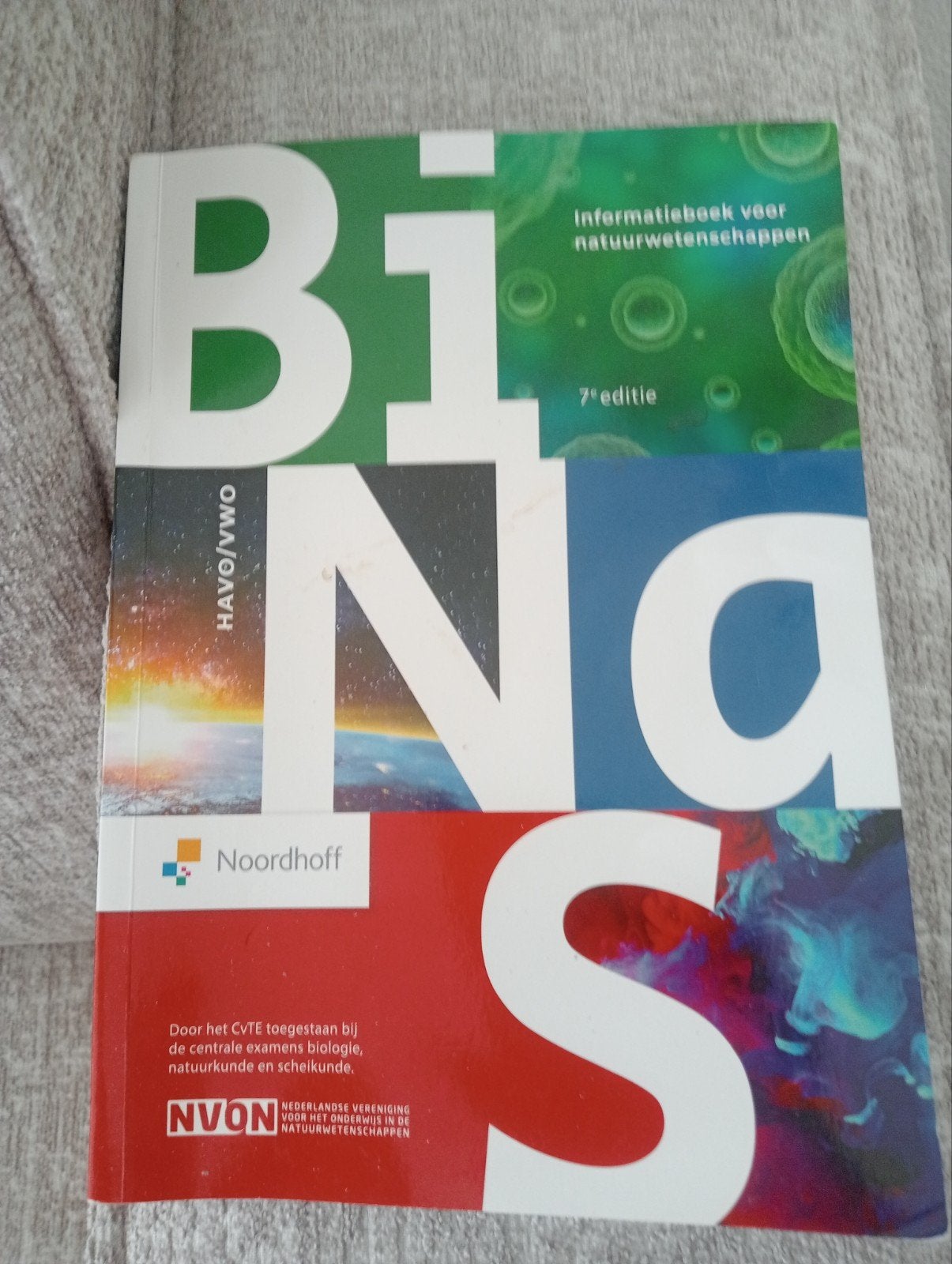 BiNaS HAVO/VWO 7e editie - Informatieboek, Boeken, Gelezen, Noordhoff, Ophalen of Verzenden, Beta