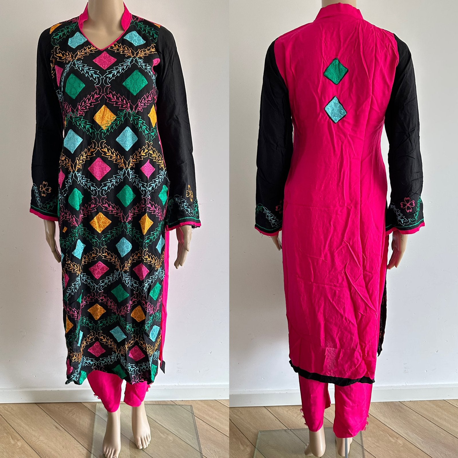 Salwar kameez anarkali churidar saree lengha jurk roze S, Kleding | Dames, Ophalen of Verzenden, Zo goed als nieuw, Roze, Maat 36 (S)