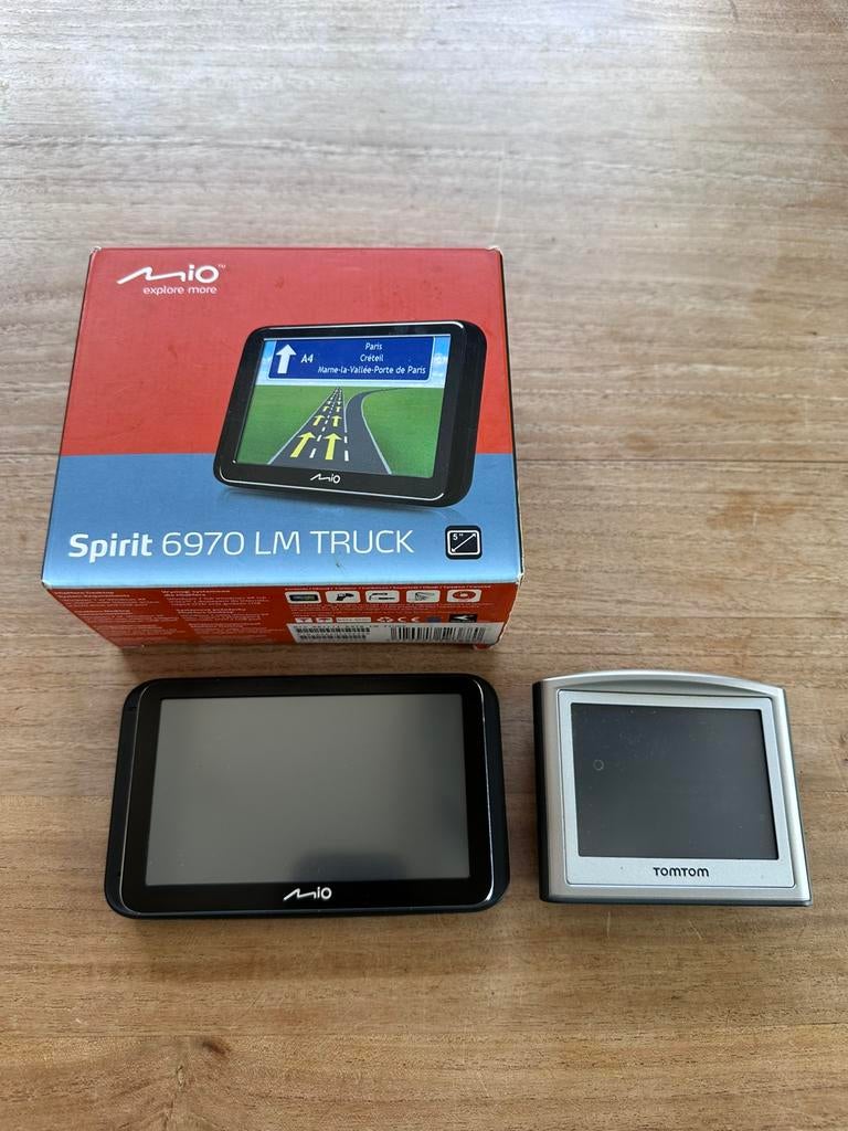 Mio Spirit 6970 LM truck en Tomtom one navigatie, Ophalen of Verzenden, Zo goed als nieuw