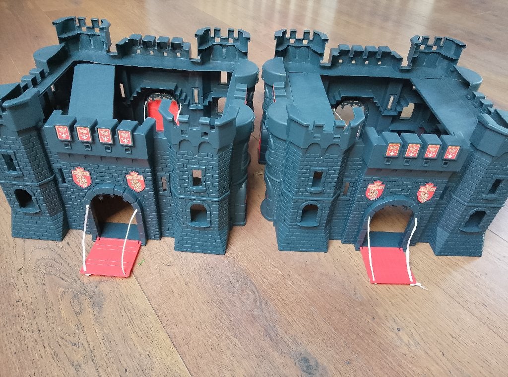 Speelgoed kasteel, Ophalen, Gebruikt