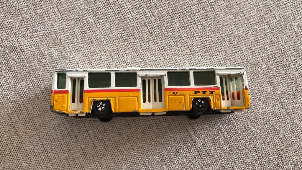 Play Art Scania PTT Swiss Post Bus Coach Bespeeld, Ophalen of Verzenden, Gebruikt, Bus of Vrachtwagen