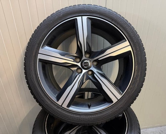Volvo V90 S90 V60 S60 19 inch 5x108 Winter Nokian 255/40R19, Gebruikt, 255 mm, Banden en Velgen, Winterbanden