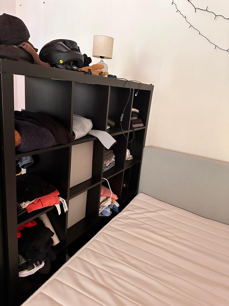 Ikea Kallax 4x4 kast - Zwart, Ophalen, Zo goed als nieuw