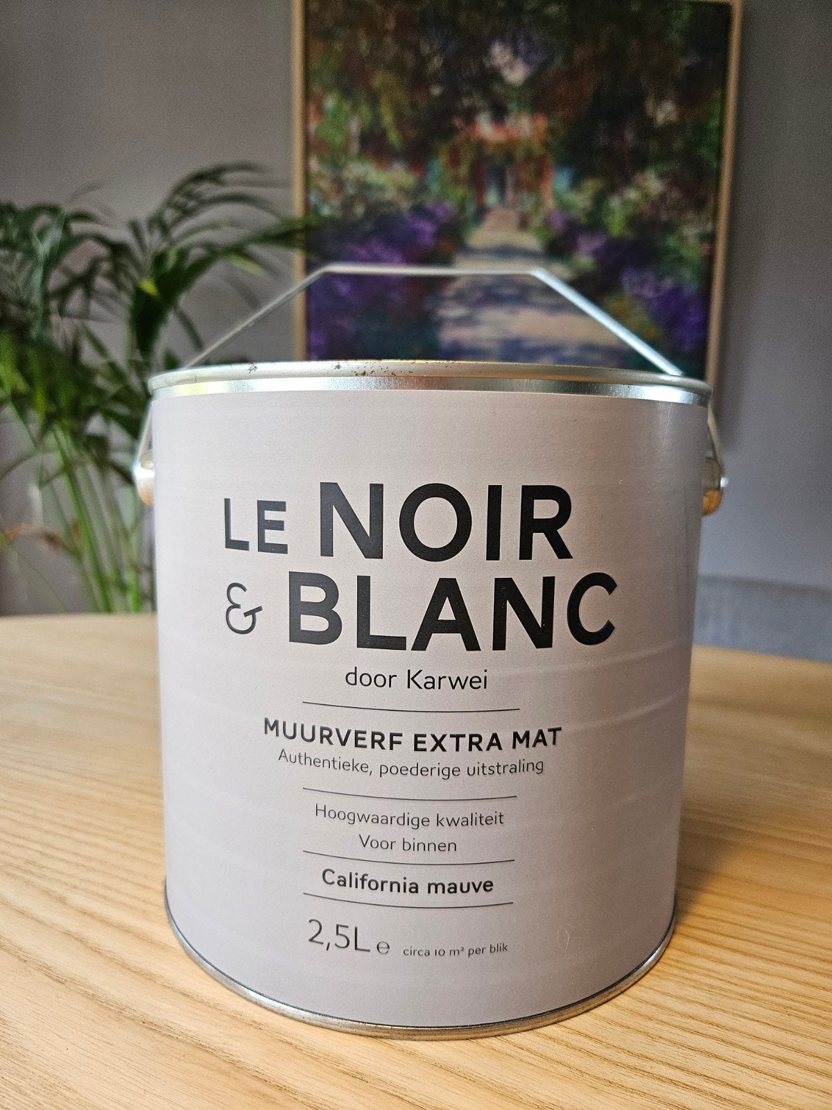 Karwei Muurverf Extra Mat Le Noir & Blanc California Mauve, Ophalen, Nieuw
