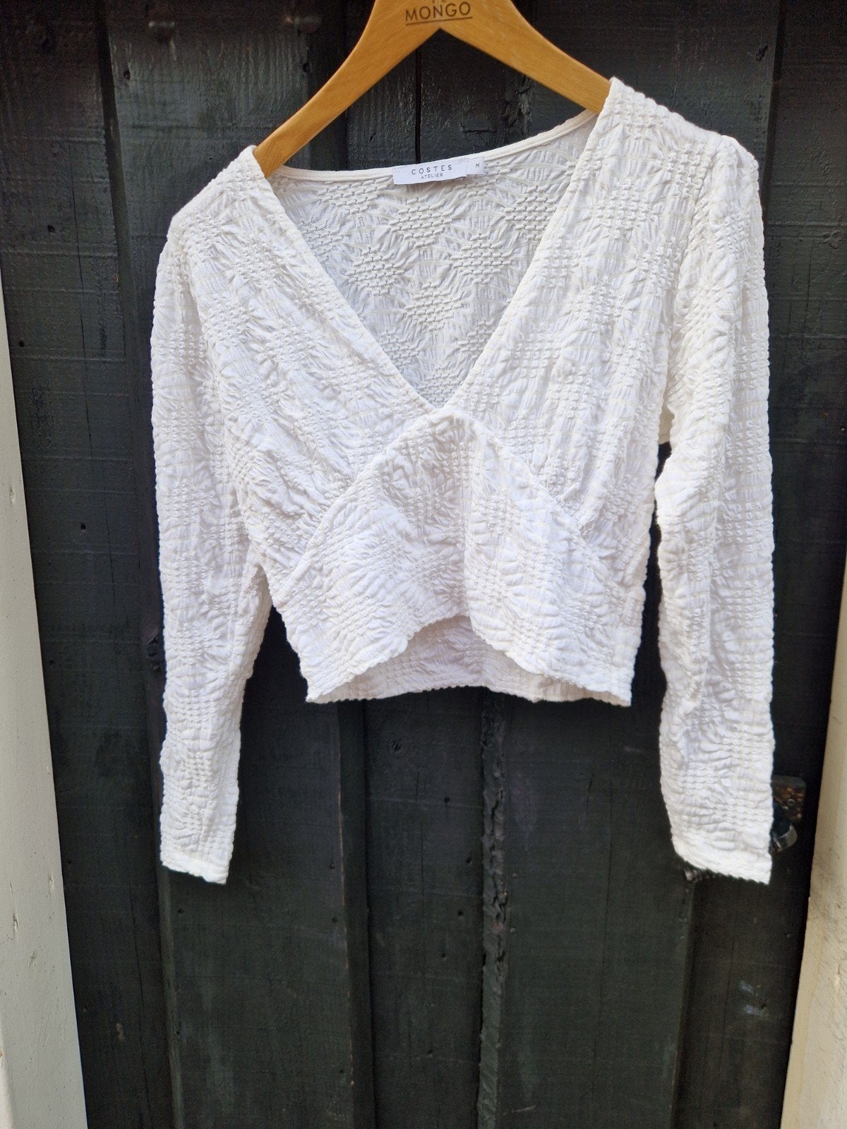 COSTES Wafelstof Tuniek Maat M, Kleding | Dames, COSTES, Ophalen of Verzenden, Maat 38/40 (M), Wit