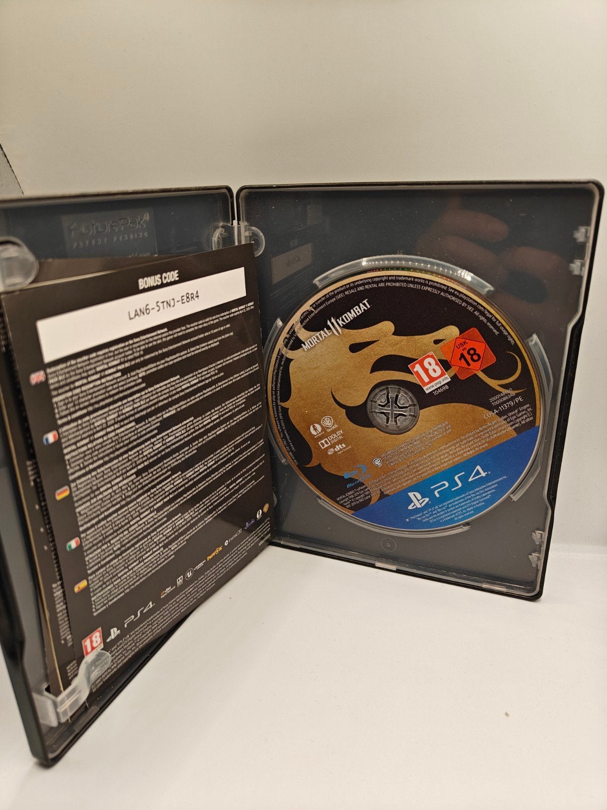 Mortal Kombat 11 steelcase playstation 4, Vanaf 18 jaar, Vechten, 2 spelers, Ophalen of Verzenden