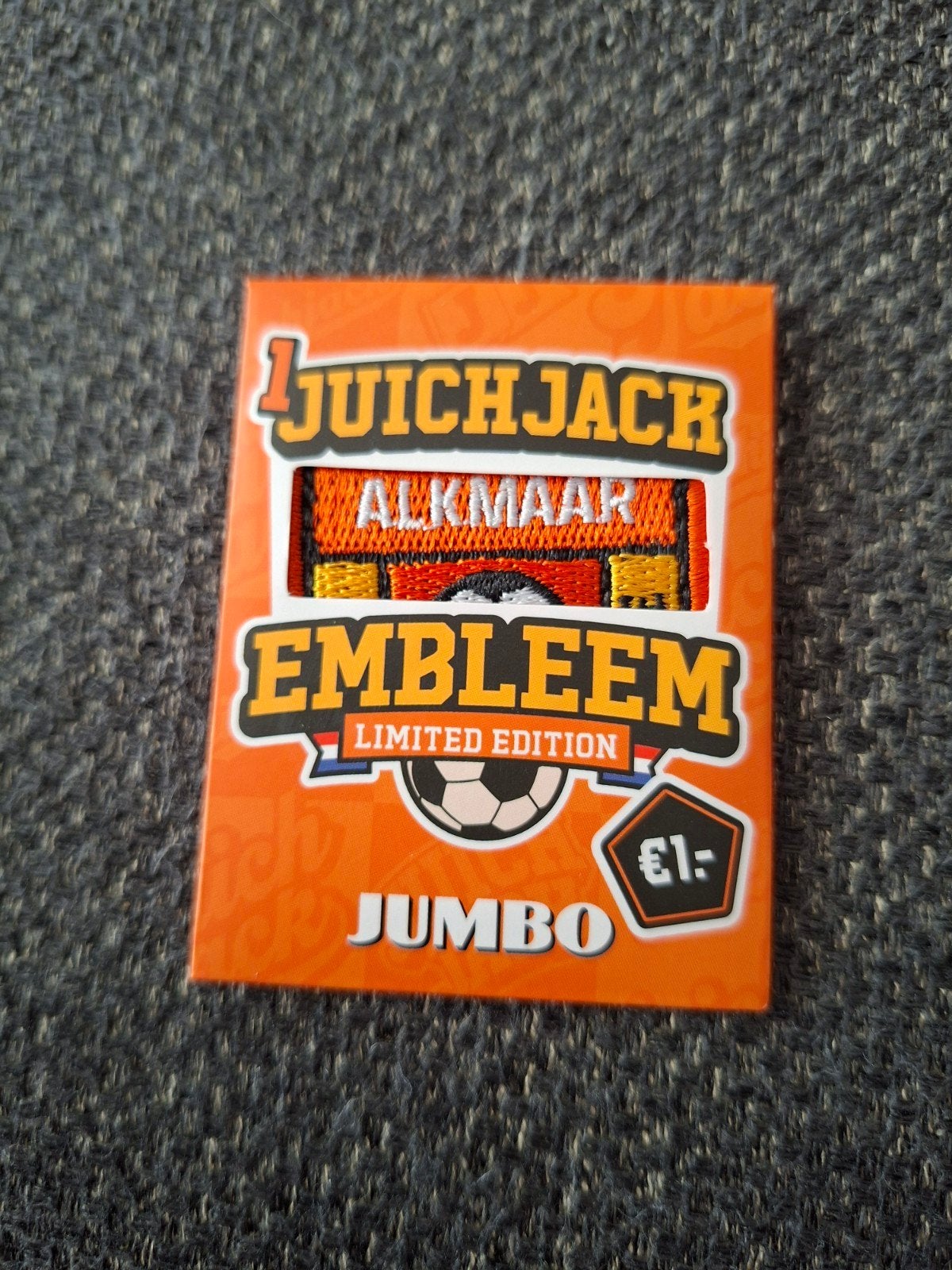 Jumbo Juichjack Alkmaar Embleem Limited Edition, Ophalen of Verzenden