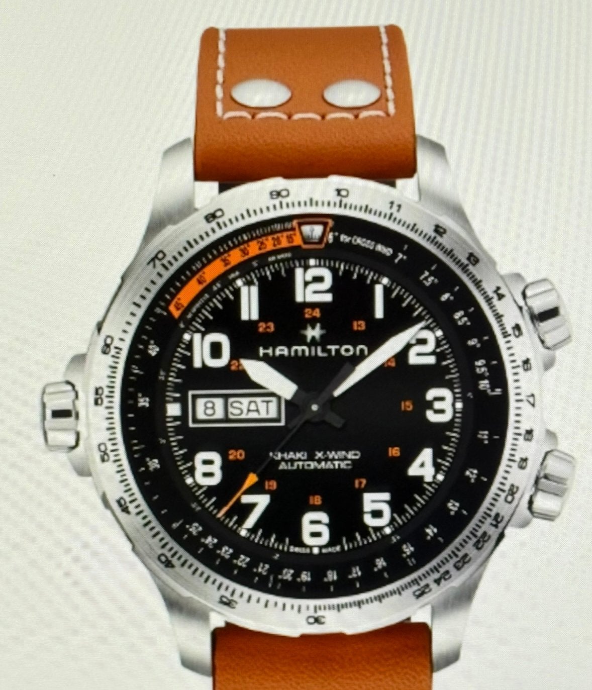 Hamilton khaki aviation x-wind .jaar  6-2026, Sieraden, Tassen en Uiterlijk, Horloges | Heren, Ophalen of Verzenden, Zo goed als nieuw