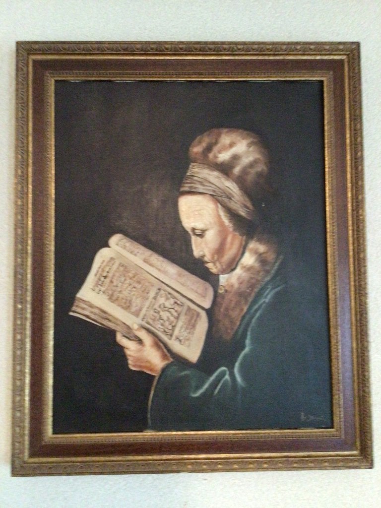 Schilderij, Antiek en Kunst, Doek, Portret of Personen, Ophalen of Verzenden, Gesigneerd