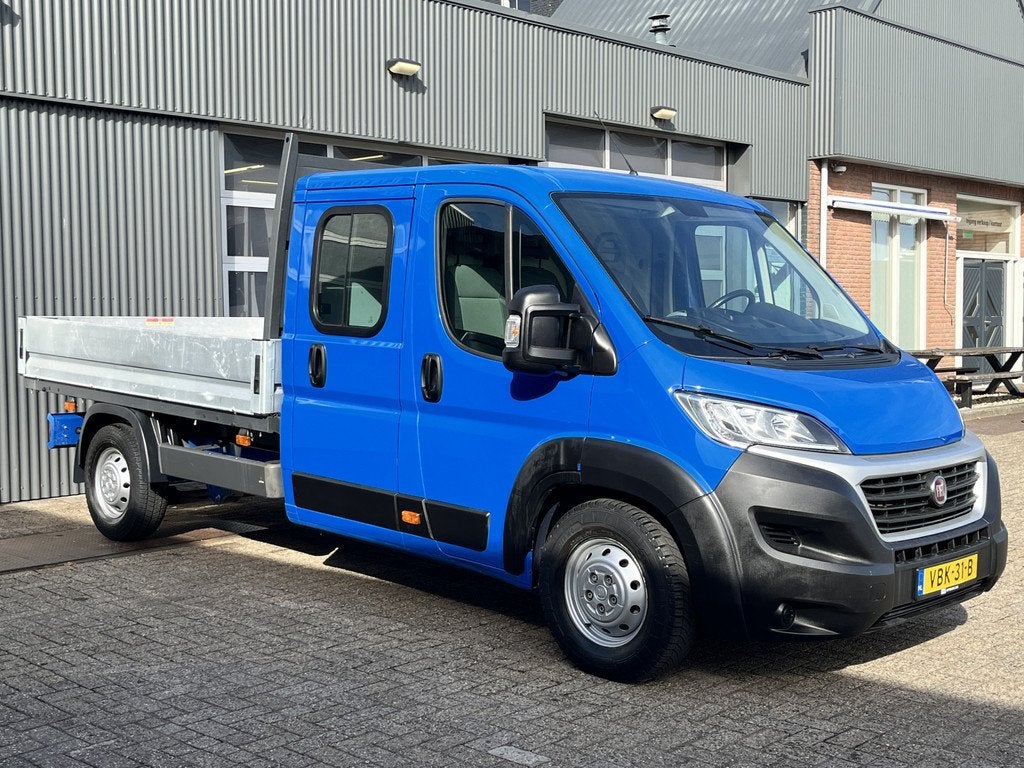 Fiat Ducato 35H 2.3 MultiJet L3 Airco Trekhaak 3000kg trekge, Auto's, Fiat, Voorwielaandrijving, Gebruikt, Blauw, Origineel Nederlands