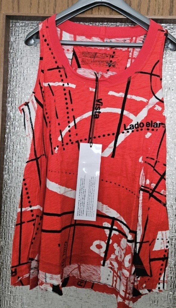 Rundholz top in maat XL, Verzenden, Maat 46/48 (XL) of groter, Zonder mouw, Rood