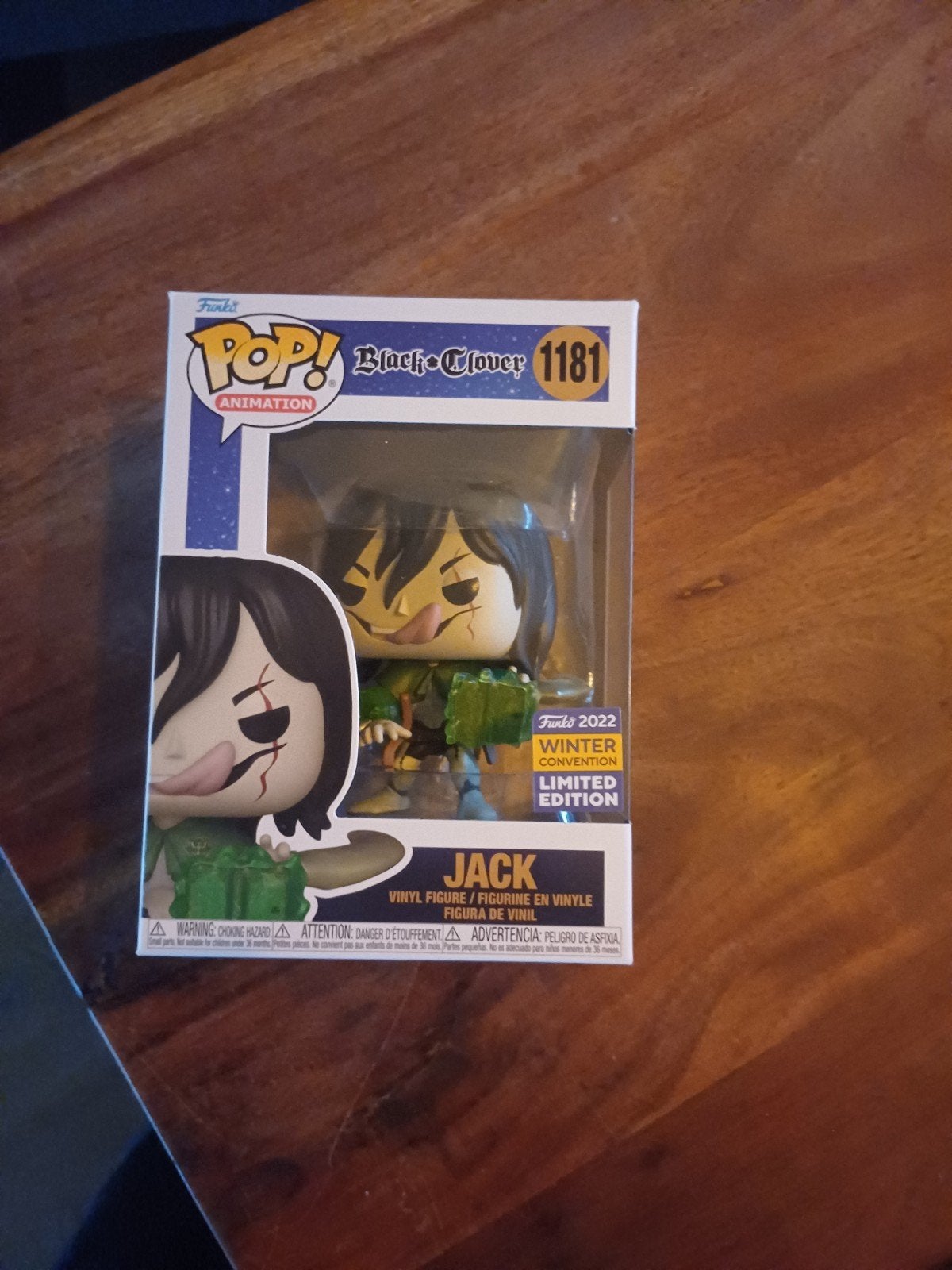 Funko Pop! Black Clover 1181 Jack Limited Edition, Verzamelen, Poppetjes en Figuurtjes, Ophalen of Verzenden, Nieuw