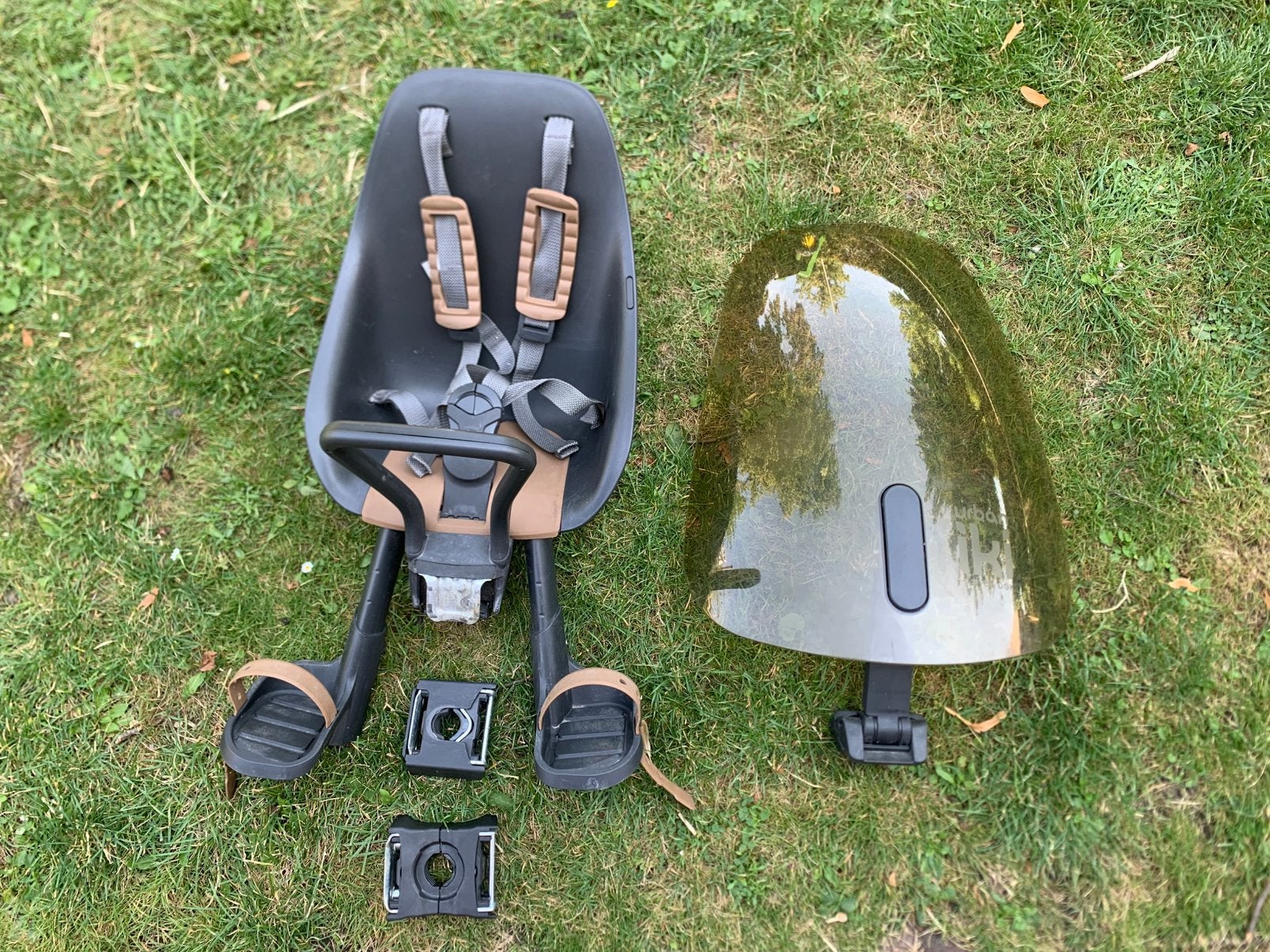 Urban Iki voorzitje met windscherm en 2 adapters, Ophalen, 0 t/m 18 kg, Voorzitje, Gebruikt