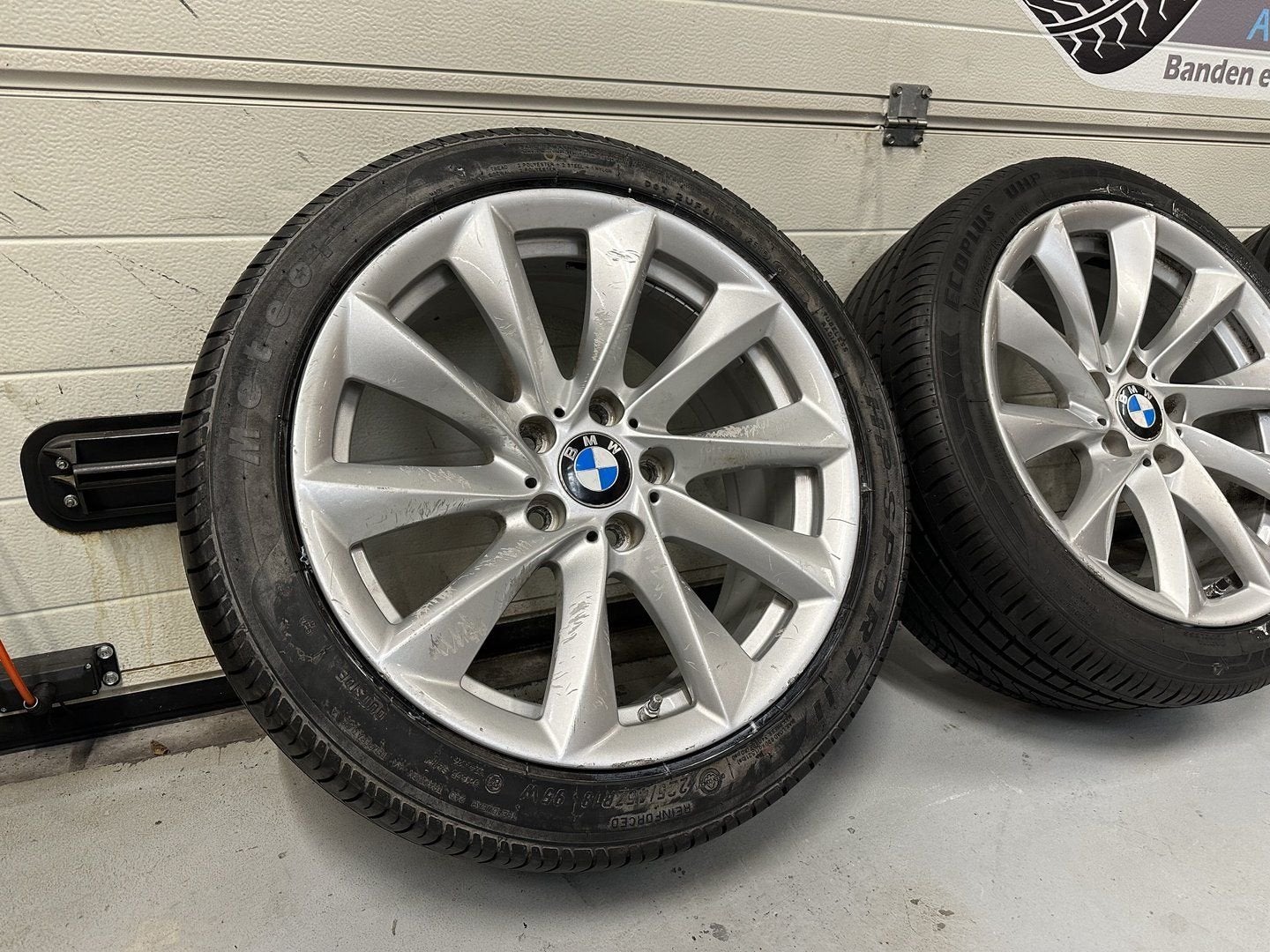 18inch Originele BMW Style 415 Velgen 4Nwe Banden TMPS 5x120, 18 inch, Gebruikt, -, -