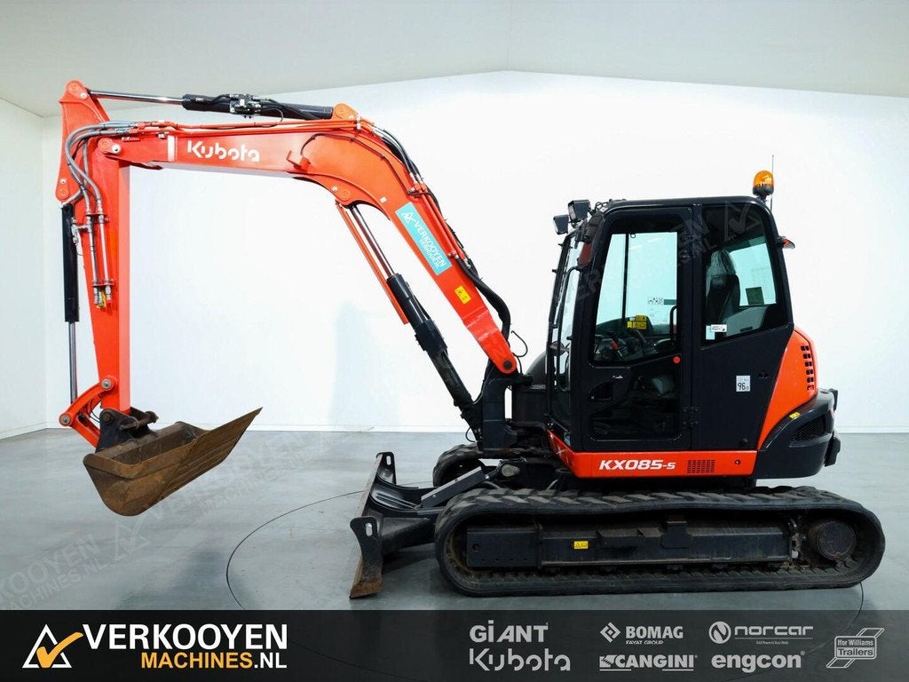 2024 Kubota KX085-5 Mono VV1443, Zakelijke goederen, Machines en Bouw | Kranen en Graafmachines, Graafmachine