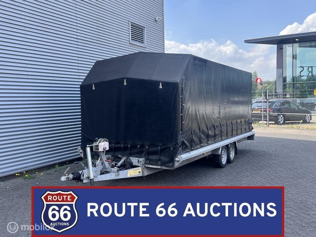 Hapert H 3000 platform trailer | 2006 | Route 66 Auctions, Auto's, Gebruikt, Overige carrosserieën, Zwart, Bedrijf