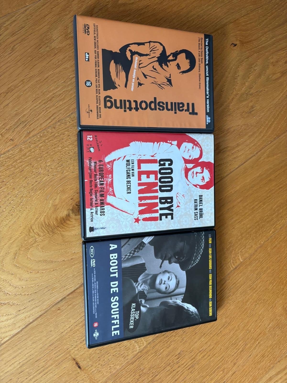DVD Filmcollectie: Trainspotting, Good Bye Lenin!, A Bout de, Ophalen, Engels, Vanaf 16 jaar, Nederlands