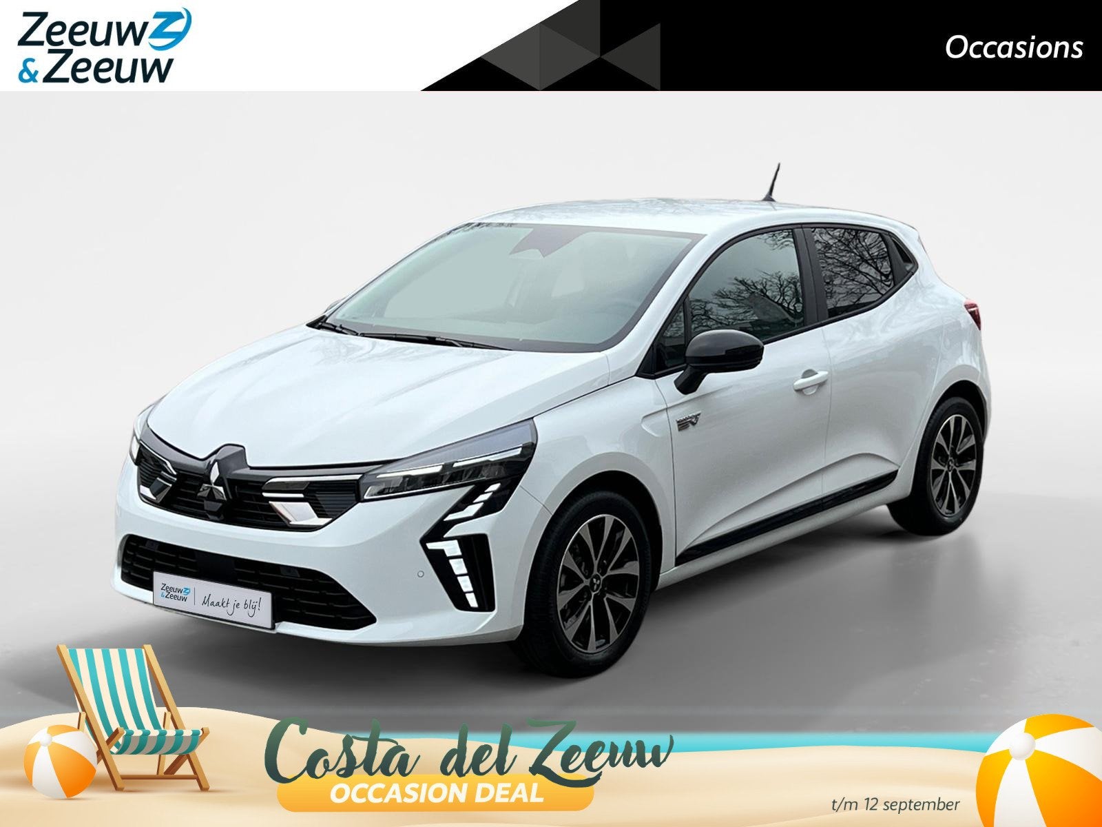 Mitsubishi Colt 1.6 HEV Intense | Automaat | Apple Carplay |, Auto's, 12 maanden, Stof, Euro 6, Hybride Elektrisch/Benzine