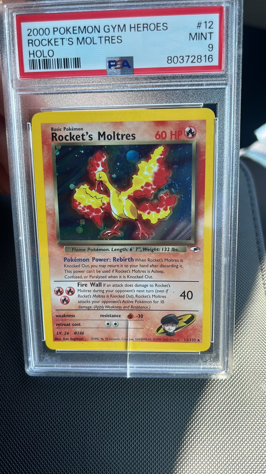 Rockets Moltres PSA 9, Ophalen, Zo goed als nieuw