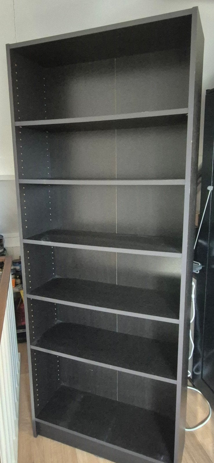 Hoge Boekenkast Zwart - 202x80x29 cm, Ophalen, Met plank(en), 200 cm of meer, 50 tot 100 cm